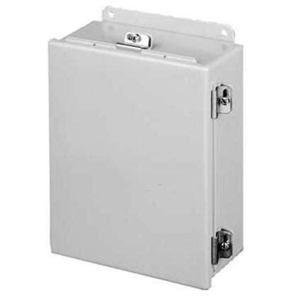 slimline junction box stainless steel 10 8 6 5|Hoffman A10086CHNF Steel Enclosure Junction Box .